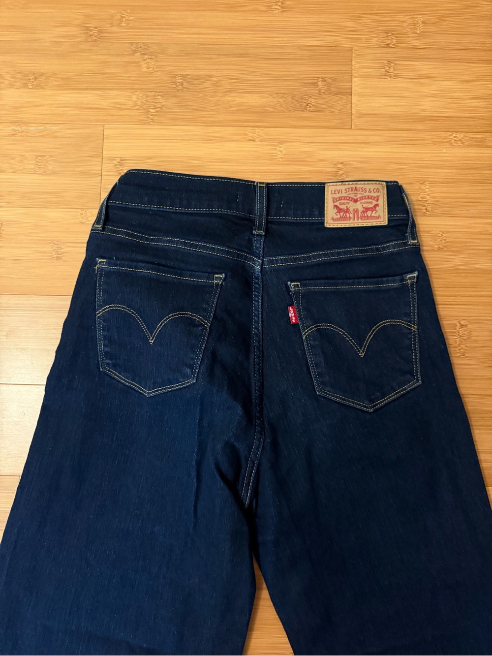 Wide Leg Dark Blue Women's Levi’s - Picture 3 of 4